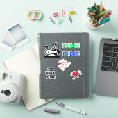 Sticker Exercice, Citation Affirmative, Vélo, Je L'Ai Fait (Couverture iPad)
