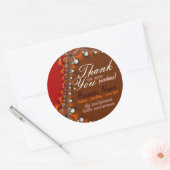 Sticker Exotic Satin Business Merci (Enveloppe)