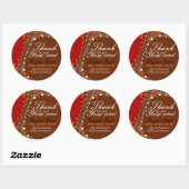 Sticker Exotic Satin Business Merci (Feuille)