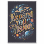 Sticker Expand Your Vision – Colour Burst (Devant)