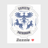 Sticker Expecto Patronum Vintage Silhouette Graphic (Feuille)