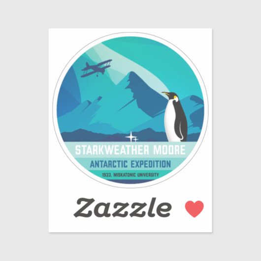 Sticker Expédition Antarctique Starkweather-Moore (Feuille)