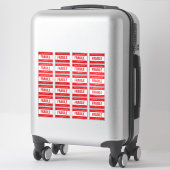 Sticker Expédition fragile - Manipuler avec soin (Sur valise)