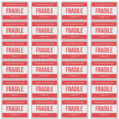 Sticker Expédition fragile - Manipuler avec soin (Devant)