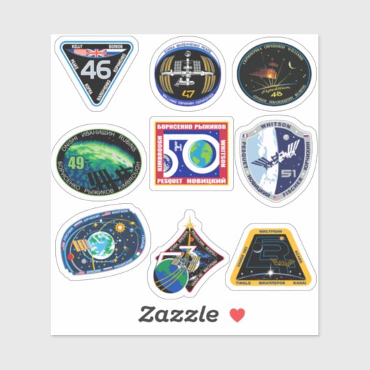 Sticker Expédition internationale de la station spatiale I (Feuille)