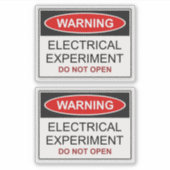 Sticker Expérience Électrique (Devant)