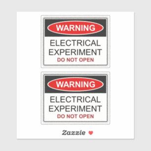 Sticker Expérience Électrique