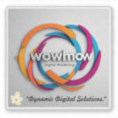 Sticker "experts de la transformation" (Devant)