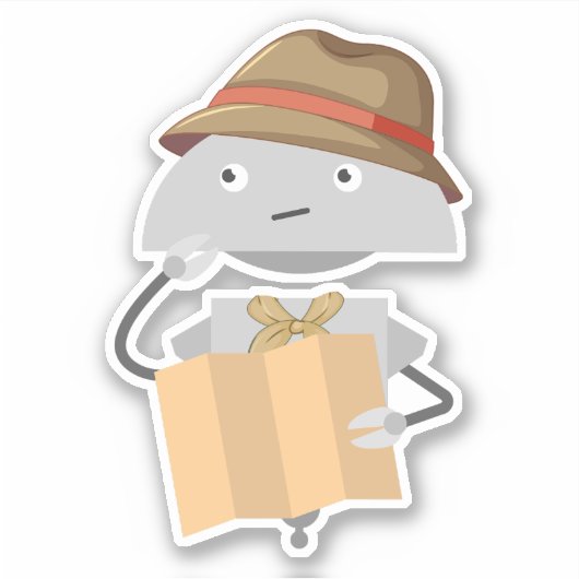 Sticker explorateur Mia (Devant)