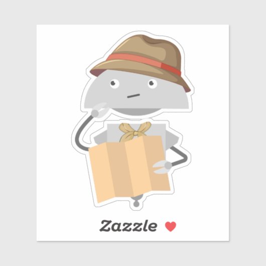 Sticker explorateur Mia (Feuille)