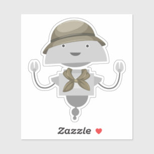 Sticker explorateur Mia