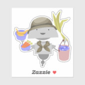 Sticker Explorateur Mia 2 (Feuille)