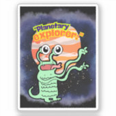 STICKER EXPLORATEUR PLANÉTAIRE (Recto)