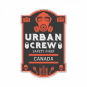 Sticker Exploration Urbaine Urbex (Devant)