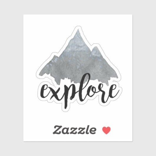 Sticker Explorer | Citation extérieure lettre main Cool (Feuille)