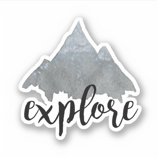 Sticker Explorer | Citation extérieure lettre main Cool (Devant)