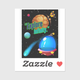 Sticker Explorer l'infini