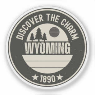 Sticker Explorer Wyoming - Conceptions pour chaque amoureu