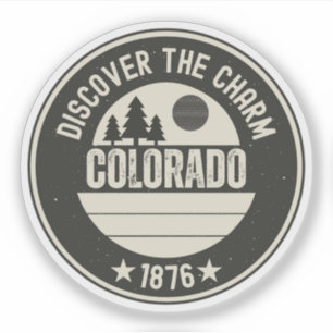 Sticker Explorez Colorado - Conceptions pour chaque amoure