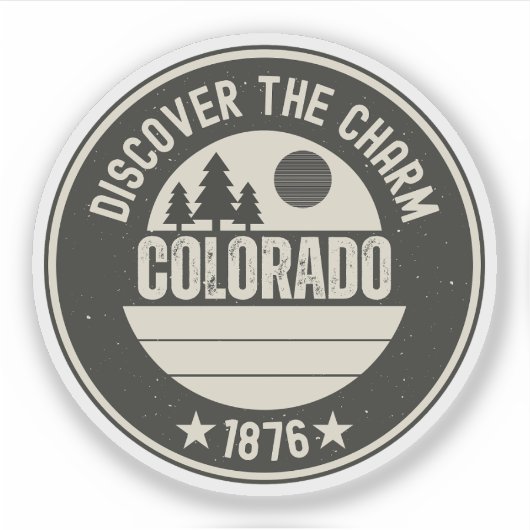 Sticker Explorez Colorado - Conceptions pour chaque amoure (Devant)
