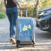 Sticker Explorez Idaho Bluebird Syringa Flower (Valise Insitu)