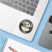 Sticker Explorez l'Alaska - Conceptions pour chaque amoure (Ordinateur portable avec iPhone)