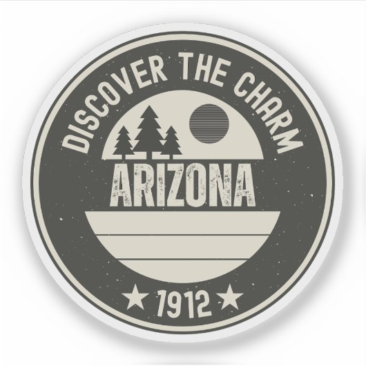 Sticker Explorez l'Arizona - Conceptions pour chaque amour (Devant)