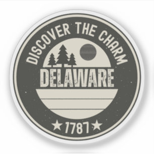 Sticker Explorez le Delaware - Conceptions pour chaque amo