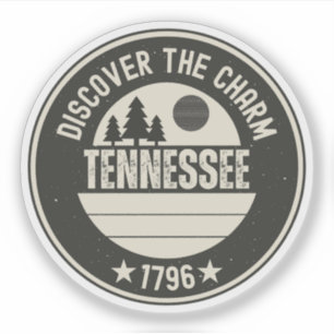 Sticker Explorez le Tennessee - Des créations pour tous le