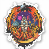 Sticker Exploser le vaisseau spatial (Recto)