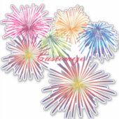 Sticker Explosion de feux d'artifice Thunder_Cove (Devant)