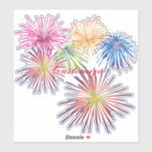 Sticker Explosion de feux d'artifice Thunder_Cove (Feuille)