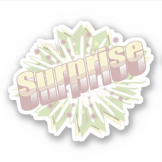 Sticker Explosion d'onomatopée surprise (Devant)