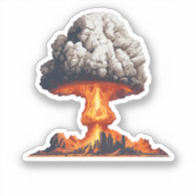 Explosion nucléaire avec champignon