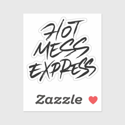 Sticker Express Hot Mess (Feuille)