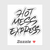 Sticker Express Hot Mess (Feuille)
