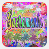 Sticker Express Sacramento Vista (Devant)