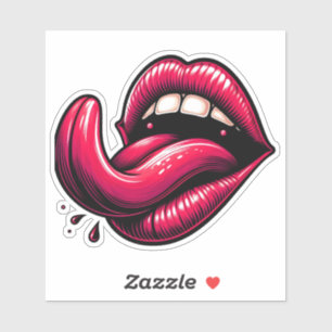 Sticker Expression audacieuse d'un message dynamique et mo