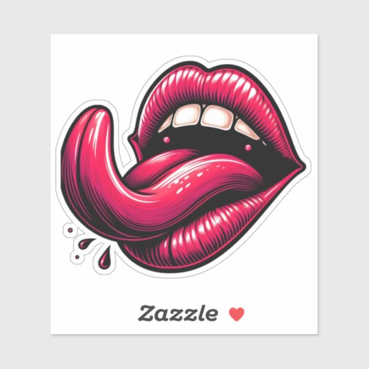 Sticker Expression audacieuse d'un message dynamique et mo (Feuille)