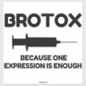 Sticker Expression Botox (Feuille)