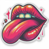 Sticker Expression vibrante de motivation (Devant)