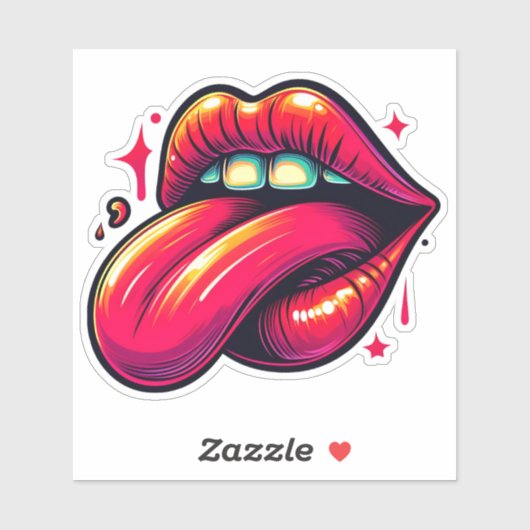 Sticker Expression vibrante de motivation (Feuille)