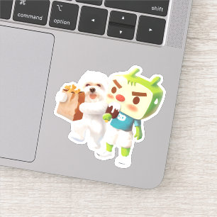 Sticker Extérieur Marché amusant