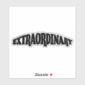 Sticker Extraordinaire (Feuille)