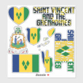 Sticker Extraordinaire Saint-Vincent-et-les Grenadines (Feuille)