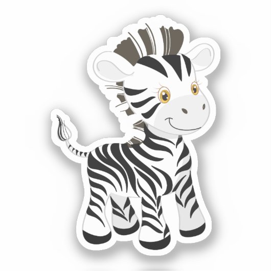 Sticker Extraordinaire Zebra (Recto)