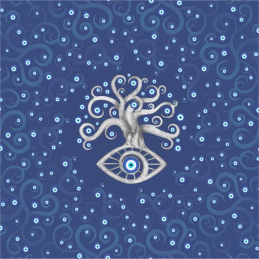 Sticker Eye Amulet Tree (Devant)
