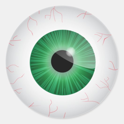 Sticker Eyeball Vert (Devant)