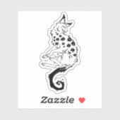 Sticker "Eyed beast" (Feuille)