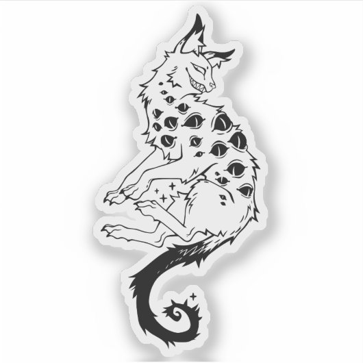 Sticker "Eyed beast" (Devant)